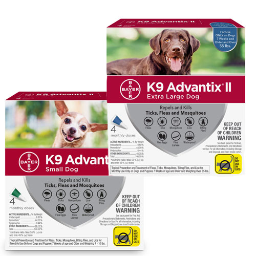 K9 Advantix® II - 4pk: Four Your Paws Only
